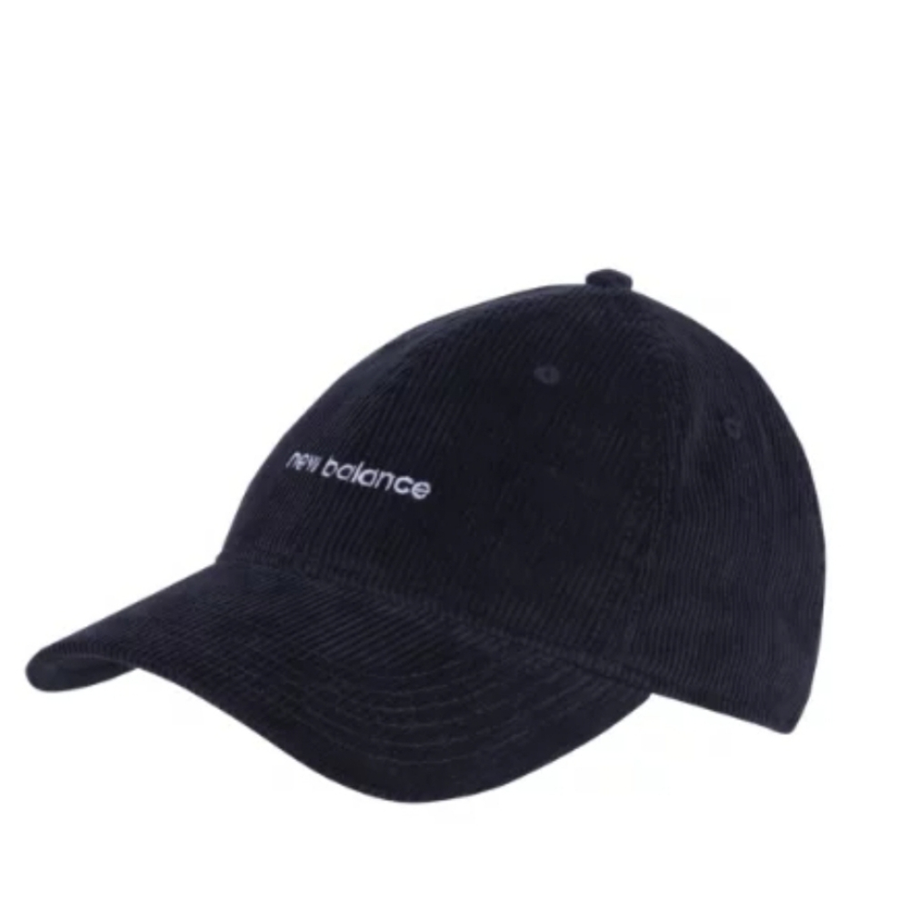 New Balance Unisex Washed Corduroy 6 Panel Classic Hat Black